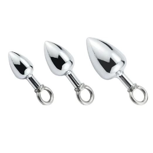 with Hook Set 4663 Steel Cock Ring DiscreetChoice Stainless Anal 0613